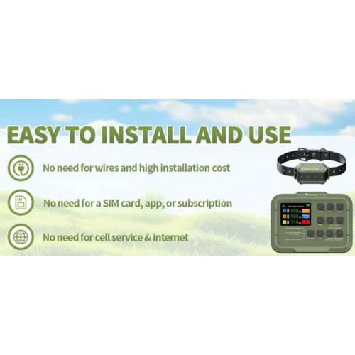 Recinto Wireless per Cani F910 Plus  Sicurezza con Tecnologia Radar