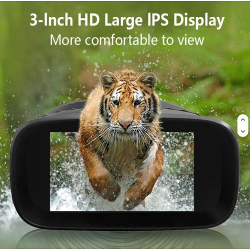 Night Vision Binoculars 2.5K Video, 300m Range, 8X Zoom Digital Infrared Scope for Hunting & Outdoor